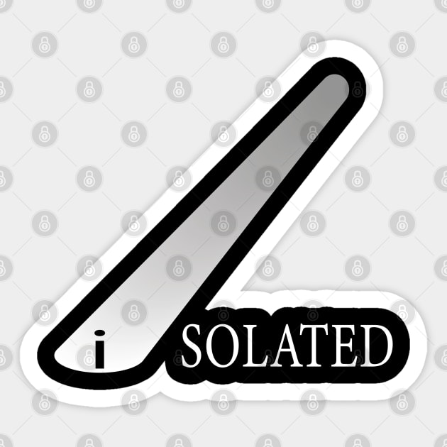 Isolated Sticker by Twintertainment